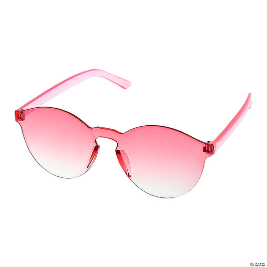RIMLESS PINK SUNGLASSES